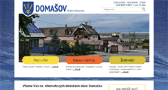 Desktop Screenshot of obec.domasov.net